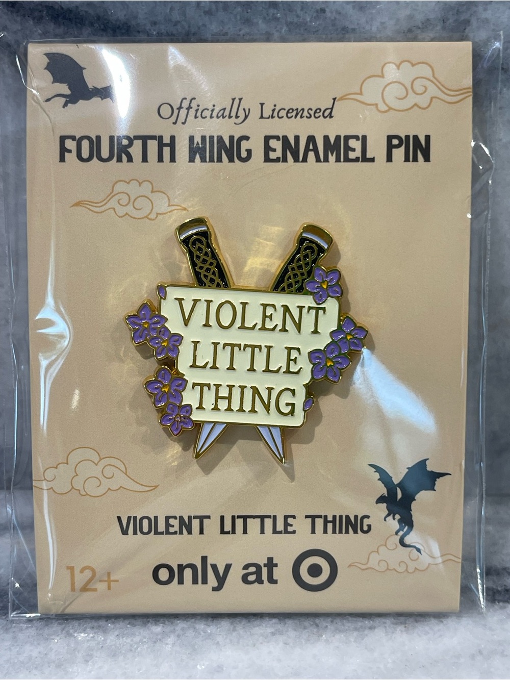 NEW Fourth Wing Enamel Pin